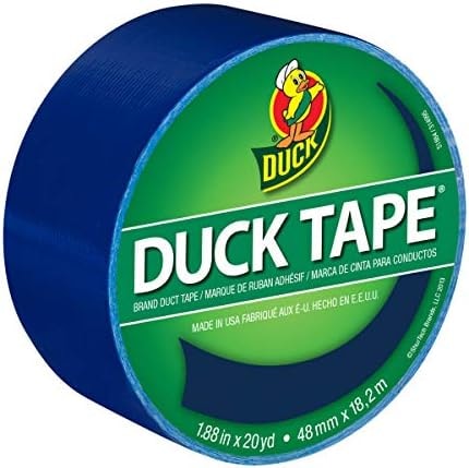 Duck Brand 1304959 Color Duct Tape, Single Roll, Blue