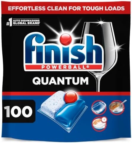 Finish Quantum Dishwasher Pods, Dish Detergent, Fresh Scent, 100ct