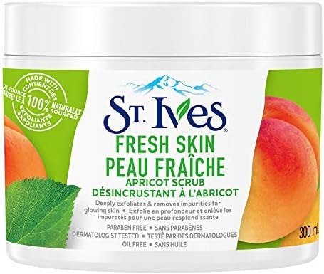 St. Ives Fresh Skin Facial Scrub 300ml/10.14 Fl.oz {Imported from Canada}