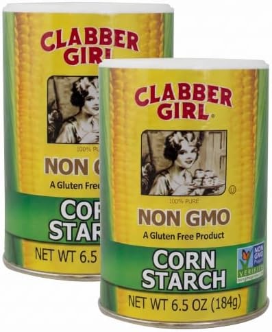 Clabber Girl Non-GMO Corn Starch, Gluten Free, 6.5 Ounce (Pack of 2)
