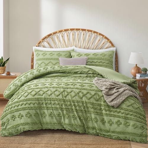 Oli Anderson King Comforter Set, Tufted Boho Bedding Sets