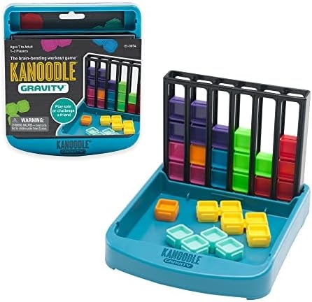 Educational Insights Kanoodle Gravity - 3D Brain Teaser Puzzles for Kids, Spatial Puzzle Games for Adults, Teens and Kids, Problem Solving Toys and Logic Puzzles, Single Player Games