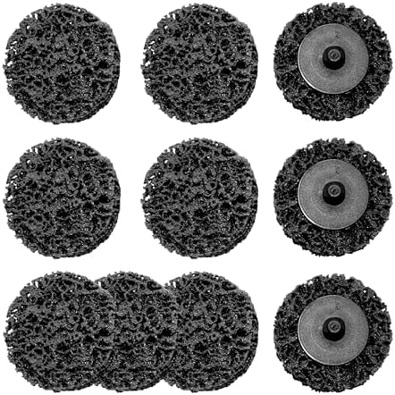 Merryland 10 Pack Strip Disc 2 inch Paint Rust Remover Disc Purple