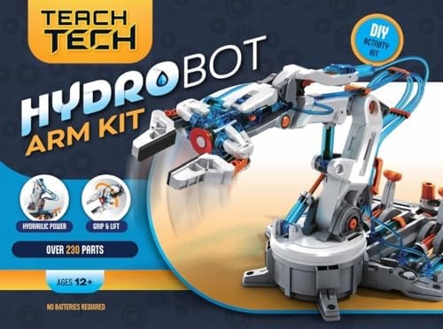 TEACH TECH Hydrobot Arm STEM Hydraulic Building Toy for Kids Ages 12+