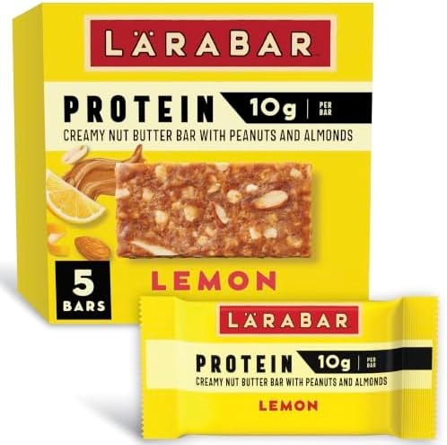 Larabar Lemon Protein Bars, Peanuts & Almonds, 5 ct, 7.95 oz