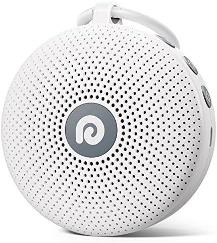Dreamegg Portable Noise Machine for Baby Adult, Features Powerful Battery, 21 Soothing Sound, Noise Canceling for Office & Sleeping, Sound Therapy for Home, Travel, Registry Gift, Classic White