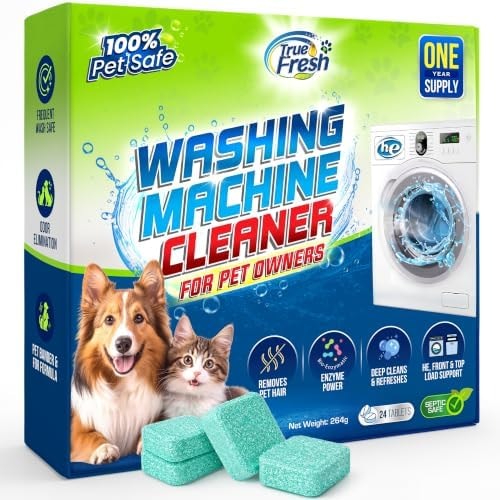 True Fresh Deep Clean Washing Machine Cleaner Enzyme Pet Hair Dissolver