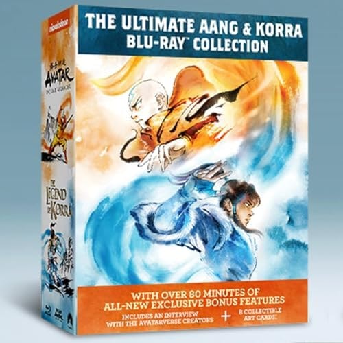 The Ultimate Aang & Korra Blu-ray Collection with Bonus Disc & Art Cards