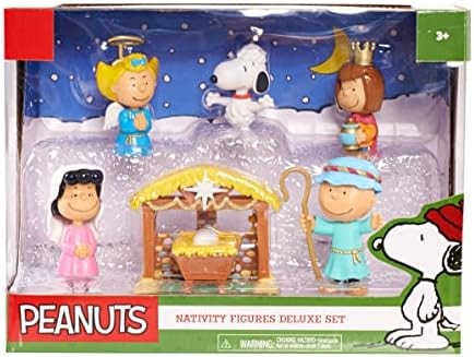 Peanuts Christmas Nativity Deluxe Figure Set