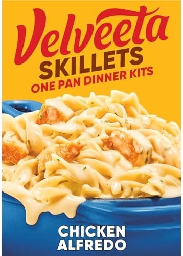 Velveeta Skillets One Pan Dinner Kit, Chicken Alfredo, 12.5 oz Box