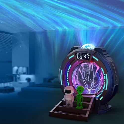 L LOHAS LED Galaxy Projector Night Light, Space Portal Night Light