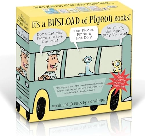 A BUSLOAD OF PIGEON BOOKS: Great for holiday gifting!