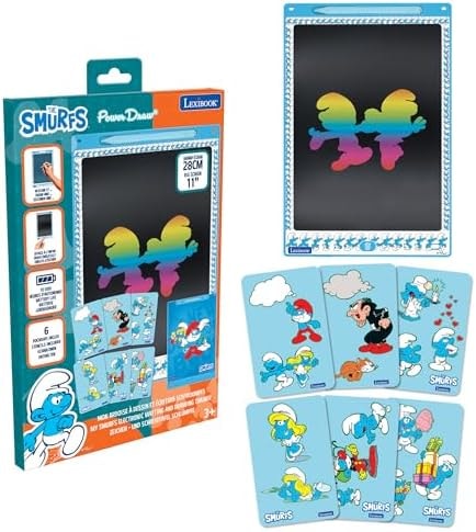 LEXiBOOK, Smurfs Magic Slate, CRT10SF
