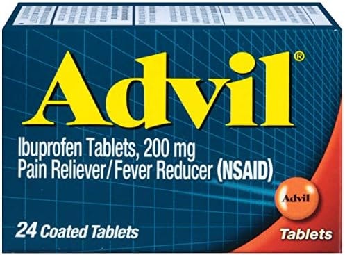 Advil Tablets, Ibuprofen 200mg, Pain Relief, 24 Tablets