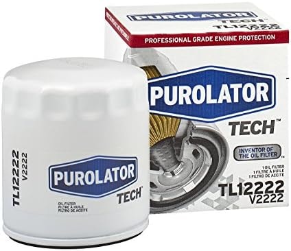 Purolator TL12222 PurolatorTECH Spin On Oil Filter Compatible With Ram 1500, Chevrolet Silverado 1500, Silverado 2500 HD, Jeep Compass, Cherokee, Patriot and GMC Sierra 1500