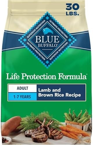 Blue Buffalo Life Protection Formula Lamb Adult Dry Dog Food, 30 lb