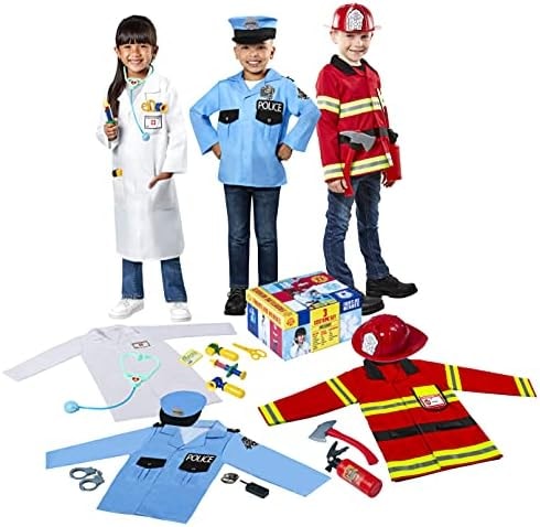 Rubies Everyday Heroes Dress Up Trunk Set Toy for Kids, No Size