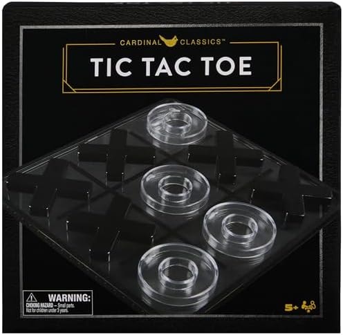 Spin Master Games Cardinal Classics Tic Tac Toe Classic Board Game