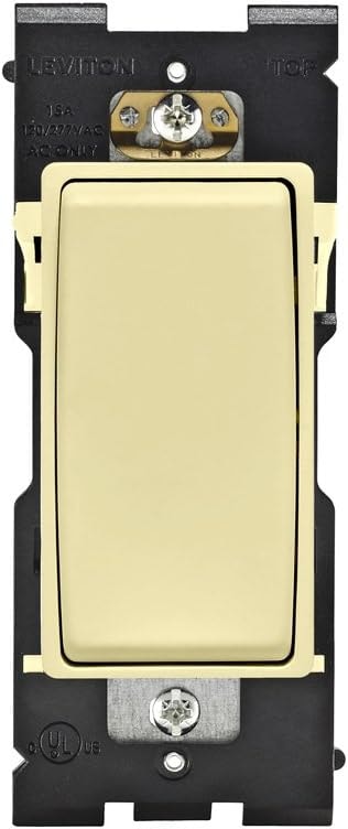 Leviton RE154-CS Renu Switch for 4-Way Applications, 15A-120/277VAC, Corn Silk