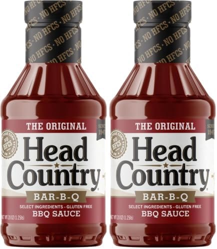 Head Country Bar-B-Q Sauce, Original Flavor, 20 oz (Pack of 2)