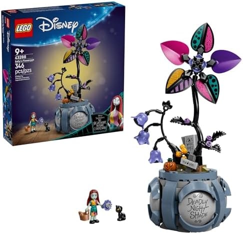 LEGO Disney Sally's Flowerpot Building Toy - The Nightmare Before Christmas Set for Girls & Boys, Ages 9+ - Kids Room and Desk Decor - Gift for Birthdays - 43288