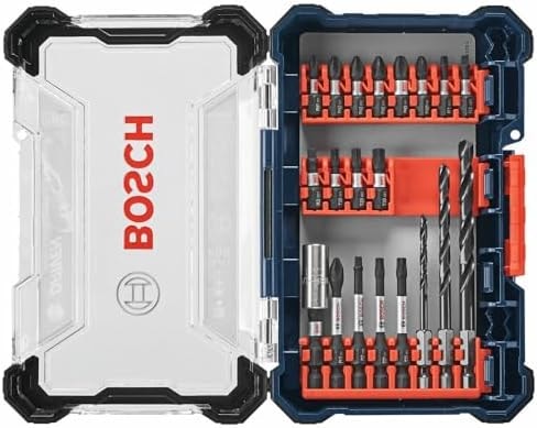 Bosch DDMSD20 20 pc. Driven Impact Screwdriving and Drilling Custom Case Set