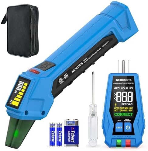 Circuit Breaker Finder & GFCI Outlet Tester for 90-135V AC Circuits