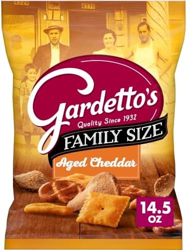 Gardetto's Aged Cheddar Snack Mix, Family Size, 14.5 oz