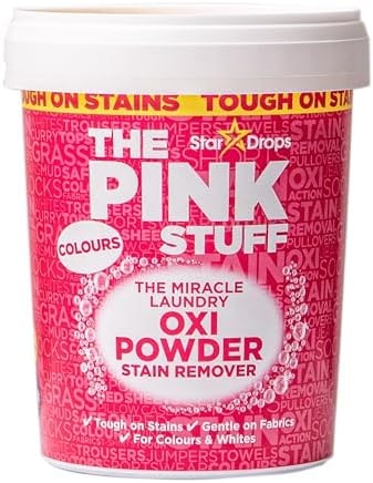 Stardrops The Pink Stuff Miracle Laundry Oxi Powder Stain Remover for Colours, 1kg