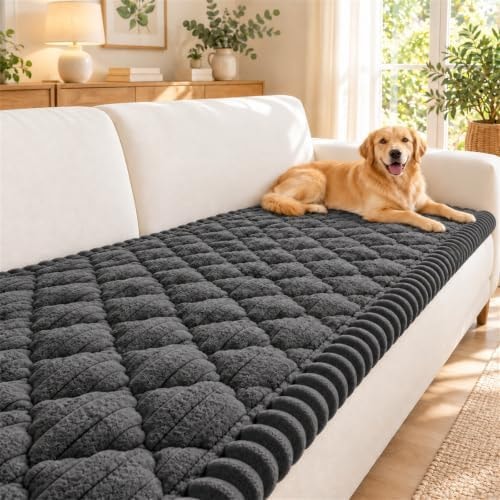 NILUOH Couch Cover for Dogs Washable, Non-Slip Sofa Protector 27.6"x59"