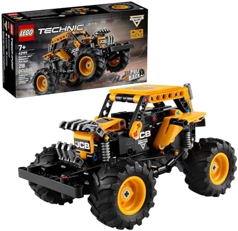 LEGO Technic Monster Jam DIGatron Pull-Back Monster Truck Toy - Building Toy for Kids, Boys and Girls, Ages 7+ - Creative Gift Idea for Lovers of Trucks - 42199