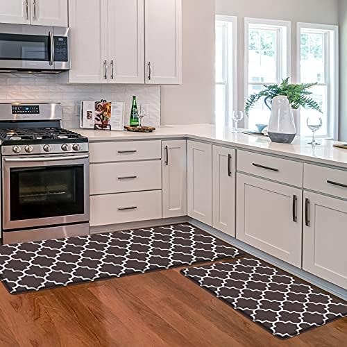 KMAT Kitchen Mat Set of 2,Cushioned Anti-Fatigue Kitchen Mats for Floor
