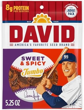 Aaron Judge Limited Edition DAVID Jumbo Sunflower Seeds, 5.25 oz