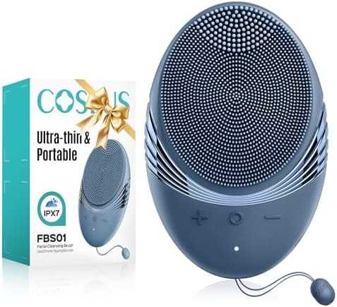 COSLUS FBS01 Facial Cleansing Brush Face Scrubber, Compact for Travel