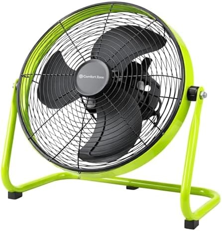 Comfort Zone 18-Inch High-Velocity Industrial Floor Fan
