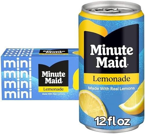 Minute Maid Lemonade Fridge Pack Cans, 7.5 fl oz, 10 Pack
