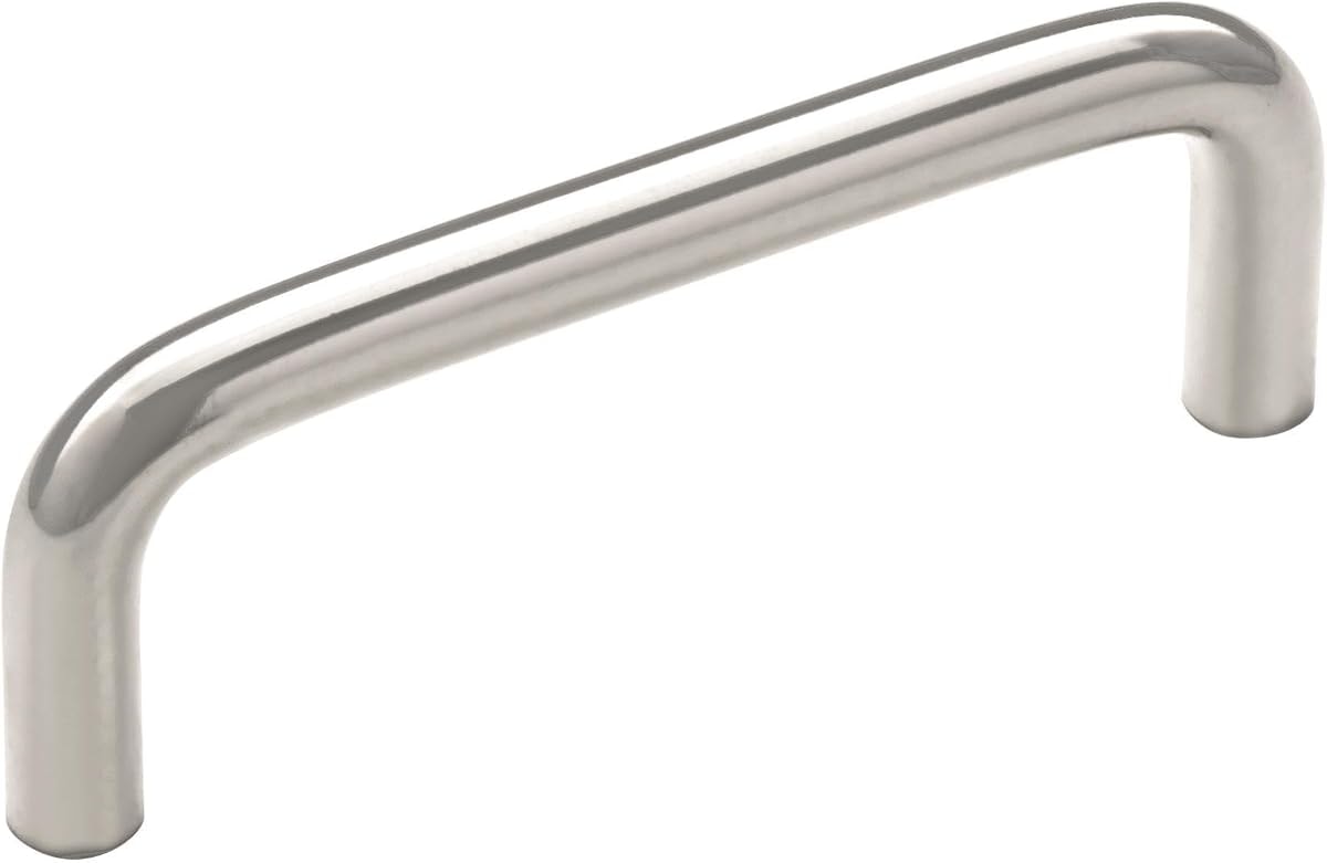 Amerock Wire Pulls 3 inch (76mm) Center-to-Center Polished Chrome Cabinet Pull - 25 Pack