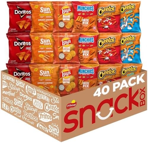 Frito Lay SPPPOA040133 Cheesy Mix Variety Pack, (Pack of 40)
