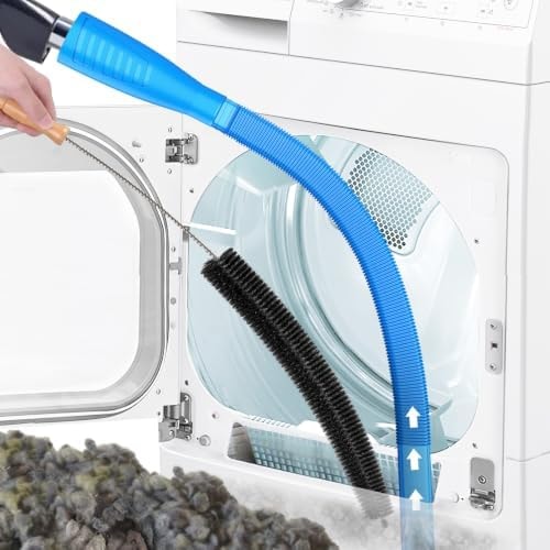 Sealegend Dryer Vent Cleaner Kit with Vacuum Hose Attachment & Brush Blue
