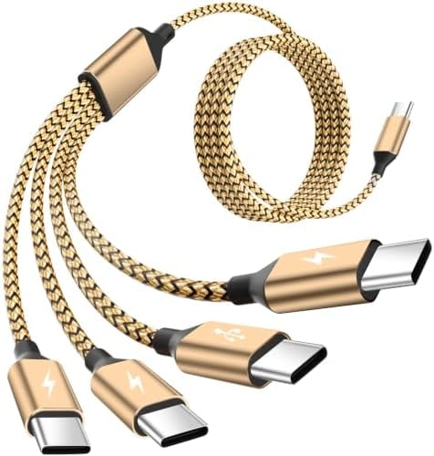 Travel USB C 4 in 1 Charging Cords,Universal Charging Cable for All Devices