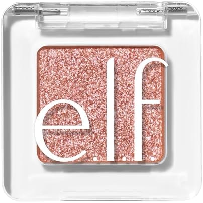 e.l.f. Fine As Fleck Glitter Eyeshadow, Long-Lasting Sheer Eye Makeup With A Shimmer Finish, Soft, Smooth Formula, Vegan & Cruelty-Free, Hypebiscus