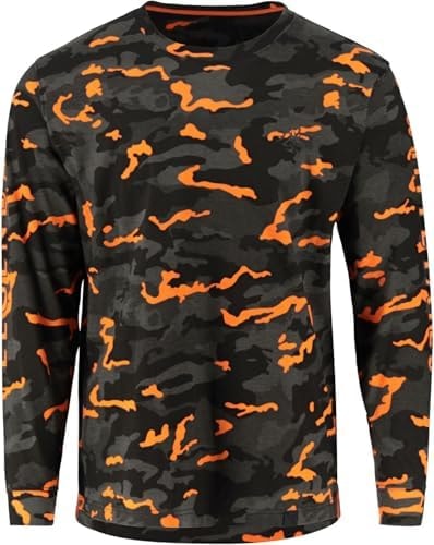 Legendary Whitetails Mens Long Sleeve T-Shirt 100% Cotton Preshrunk Tee