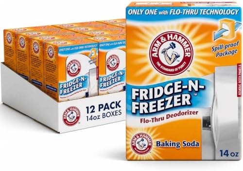 ARM & HAMMER Baking Soda Fridge-n-Freezer Odor Absorber, 14 oz Box