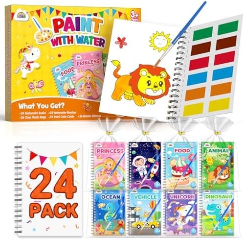 ZMLM 24 Pack Coloring Books - Birthday Party Favors for Kids 4-8 Craft Gift