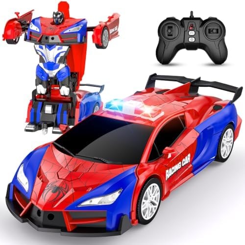 CEGOUFUN Remote Control Car, Spider Transforming RC Cars Toys for Boys