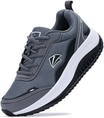 QAUPPE Women Orthotic Walking Shoes Plantar Fasciitis Arch Support Sneakers
