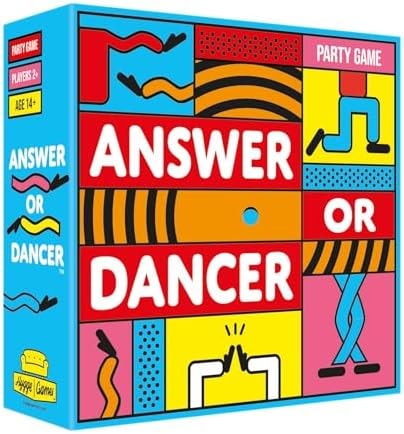 Hygge Games - Answer or Dancer Trivia Dance-Off Family Fun Party Game for Ages 14+