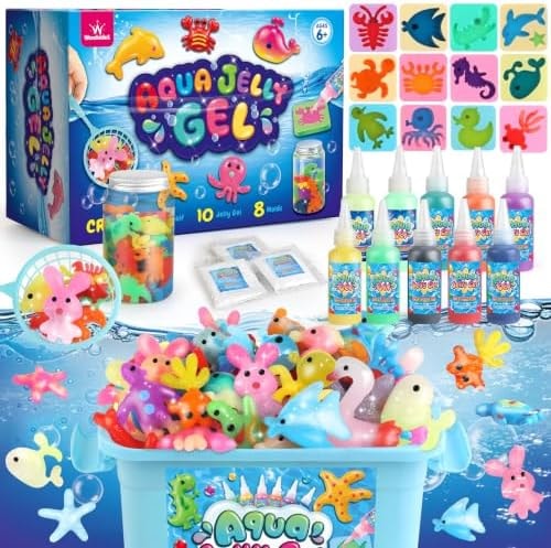wookidel Magic Gel Water Elf Toy Kit, Aqua Fairy Water Gel Kit for Kids
