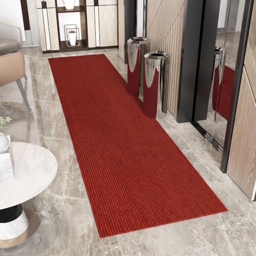 Ottomanson 3x13 Hallway Runner Rug – Non-Slip Indoor Outdoor Door Mat