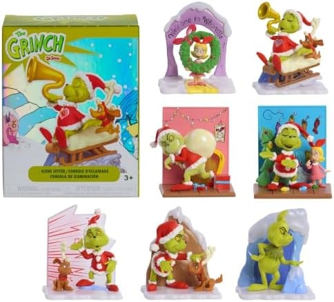 Dr Seuss Just Play The Grinch Scene Setters Blind Box Collectible Figures